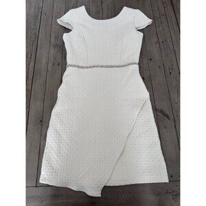 Girls BD JUNIOR Ivory Party Dress Sz 2 (12-14)